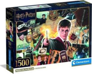 Clementoni Puzzle Compact Harry Potter 1500