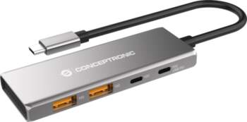 CONCEPTRONIC Dock USB-C-2xUSB-C 2xUSB-A 100WPD o