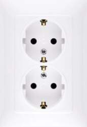 Contact-Simon Simon 10 double socket schuko