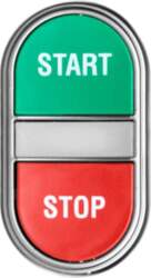 Control Button 22mm Double Green/Red Illuminated