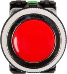 Control button 30mm red with self-return