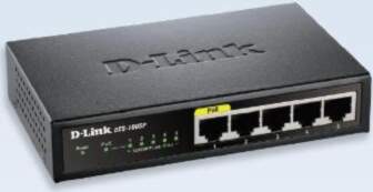 D-Link 5-Port Fast Ethernet PoE Desktop