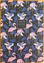 Decorative notebook A5/64K grid TW Flamingos