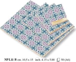 Decorative notebook A6 BR NP L11