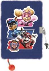 Diary with a padlock hairy man