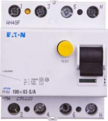 Differential switch 4P 100A 0 3A