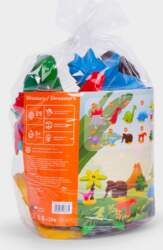 Dinosaurs blocks a bag of 25