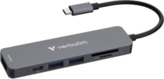 Dokstacija Verbatim USB-C Essentials Multiport Hub