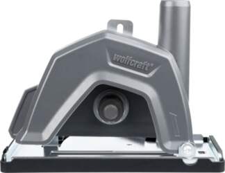 Dust cover with guide for angle