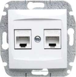 Elektro-Plast Computer socket Carla 2xRJ45 cat