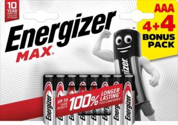 Energizer Energizer LR03/8 Max AAA 4+4