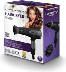 Esperanza EBH005K HAIRDRYER 2200W Ionization diffuser