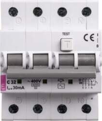 Eti-Polam Differential coupling switch 4P 32A