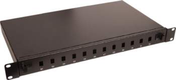 Fibre patch panel 19 1U 12