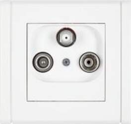 FLEXI Karlik RTV-SAT final antenna socket