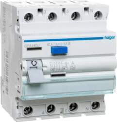 Hager Differential switch switch 4P 40A