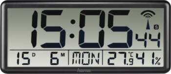 Hama Jumbo Digital clock Rectangle Black