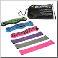 HMS Premium Exercise Rubber Set GU04/06