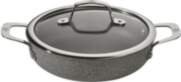 Induction deep frying pan with 2