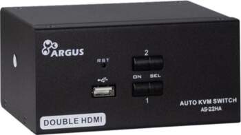 Inter-Tech KVM Switch AS-22HA HDMI KVM