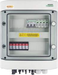 Junction box with DC + AC