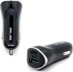 Ład. sam. Beline 1xUSB i 1xUSB-C