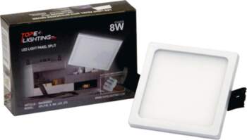 LED PANEL SPLIT SQ 8W NW