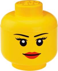 LEGO Iconic Storage Head  (gelb  Größe