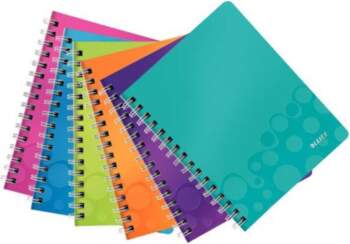 Leitz Kolonotes kratka  A5  PP  Zielony