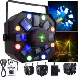 LIGHT4ME ML LIGHT4ME OCTALED disco light