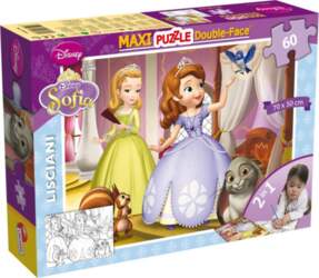 Lisciani Puzzle dwustronne Maxi 60 Sofia