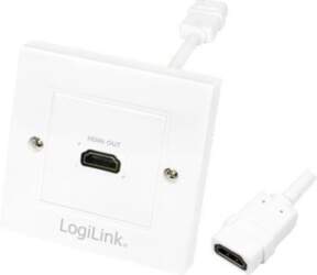 Logilink HDMI Adapter wall socket 1-port