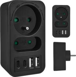 Maclean current socket x2 + 4xUSB