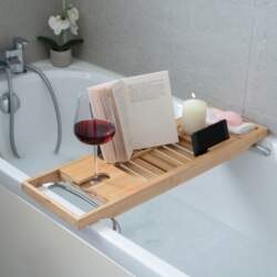 Mad Monkey - Bamboo bath shelf