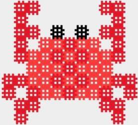 Marioinex Micro Waffle 80 elementów Krab