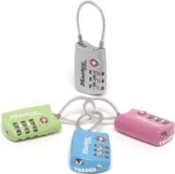 Master Lock Combination Luggage Lock Color