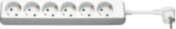 MicroConnect 6-way Schuko Socket 3M White
