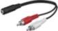 MicroConnect  Adapter 3.5mm - 2xRCA