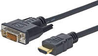 MicroConnect HDMI 19 - DVI-D M-M