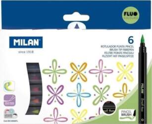 Milan Markers with a brush tip