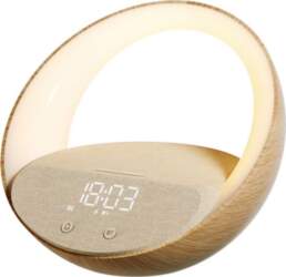 Moye Aurora Glow Lamp with Clock