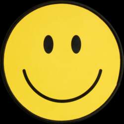 Mustard - Happy Face Mouse Mat