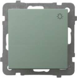 Ospel Normally open switch light green