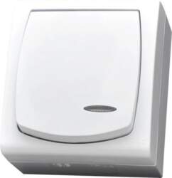 Ospel Single Madera switch with backlight
