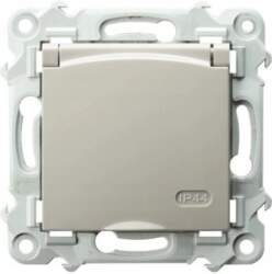 Ospel Waterproof socket with schuko grounding