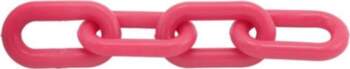 PLASTIC DECORATIVE CHAIN 6 MM RED