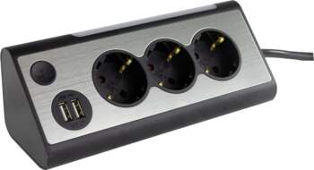 REV LIGHT SOCKET 3-fold Multiple Socket