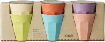 Rice - Melamine Cups - Assorted
