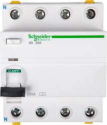 Schneider Differential switch switch 4P 25A