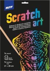 Scratch game template A4 Dog +
